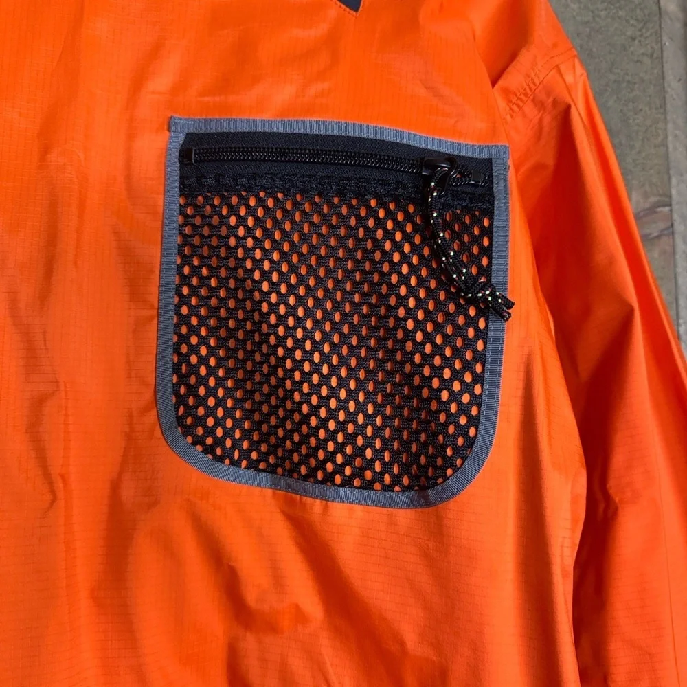 Patagonia Lotus Designs neon orange paddling jacket Size Medium